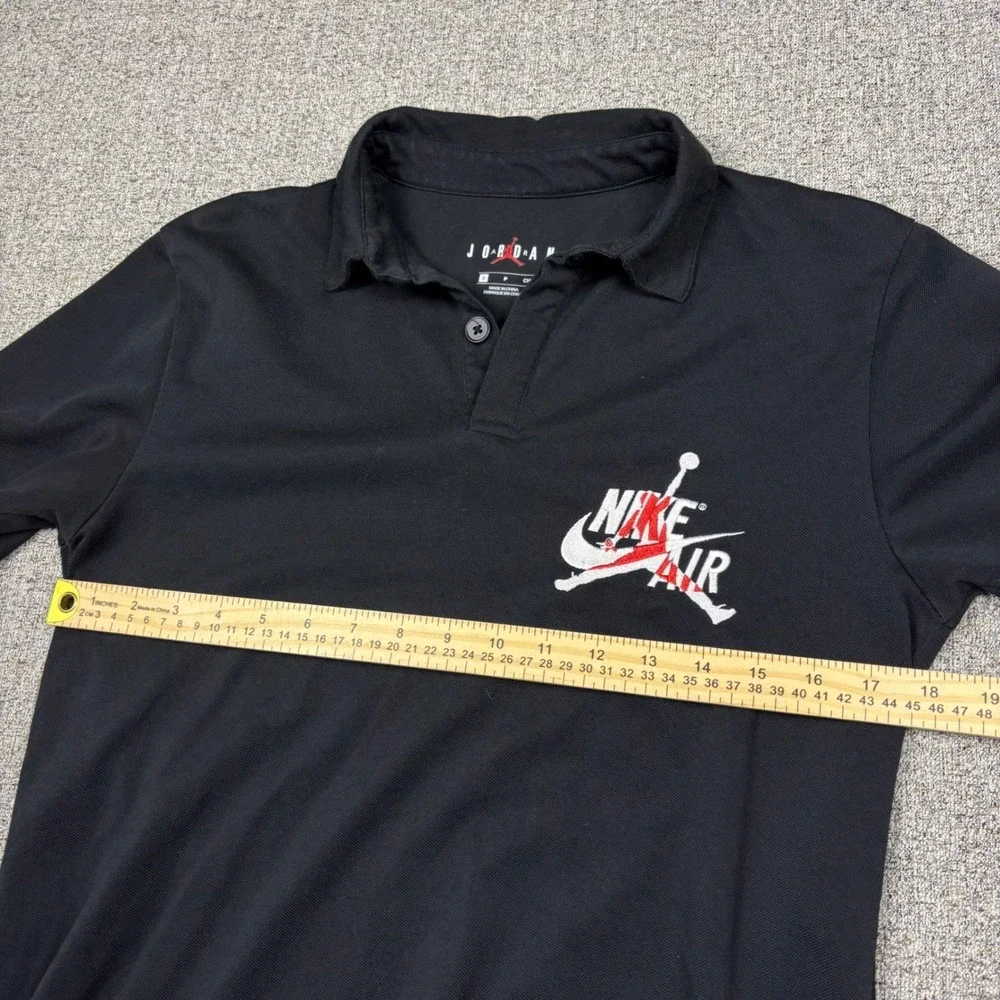 Jordan Jumpman Nike Air Polo Shirt‎ Mens Small Black Short Sleeve CK2228-010